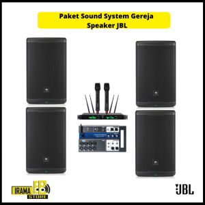 Paket Sound System Gereja Speaker JBL - 4 Speaker